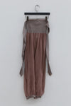 marc le bihan strapless tube top dress 21944-E21 BOIS DE ROSE wood rose